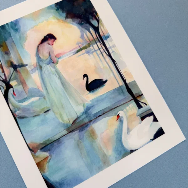 Swan Lake - Art Print - Image 2